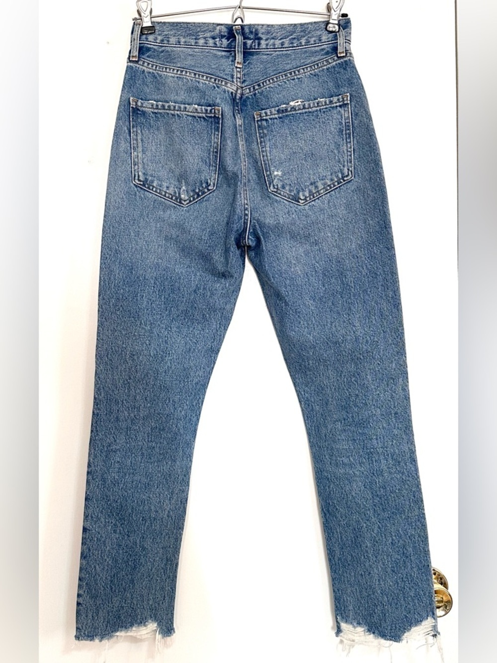 Agolde Riley High Rise Straight Crop Jean Size 24 - Picture 4 of 6